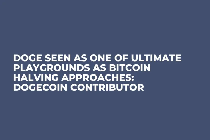 DOGE Seen as One of Ultimate Playgrounds as Bitcoin Halving Approaches: Dogecoin Contributor
