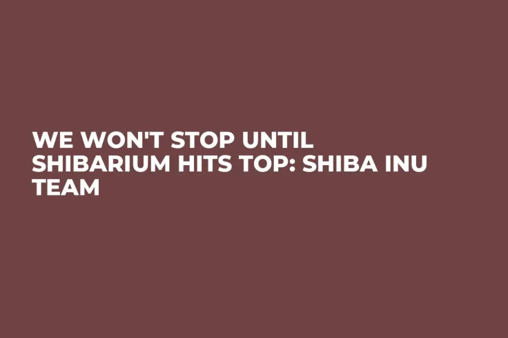 We Won't Stop Until Shibarium Hits Top: Shiba Inu Team
