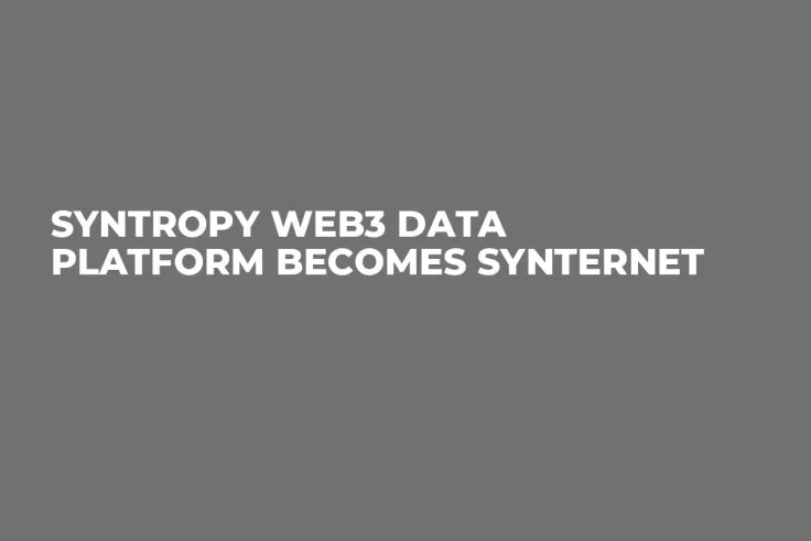 Syntropy Web3 Data Platform Becomes Synternet