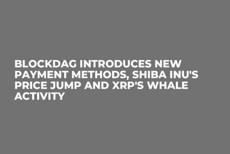 BlockDAG Introduces New Payment Methods, Shiba Inu's Price Jump And XRP's Whale Activity