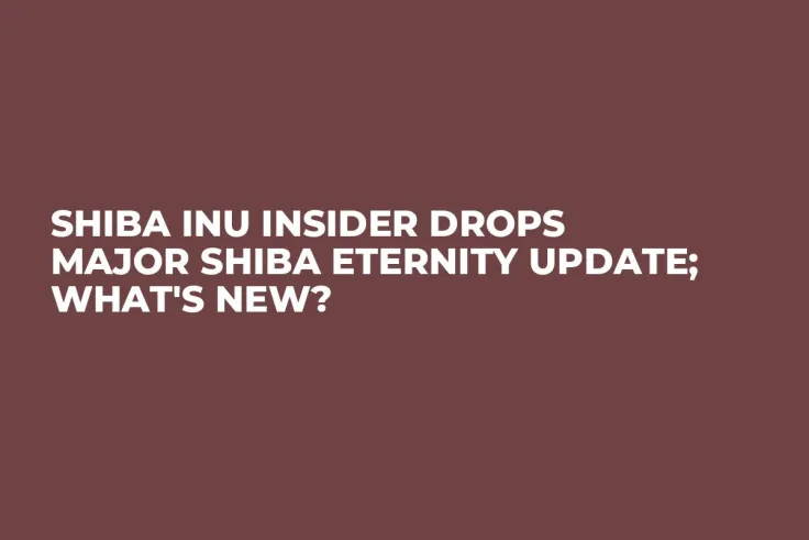 Shiba Inu Insider Drops Major Shiba Eternity Update; What's New?