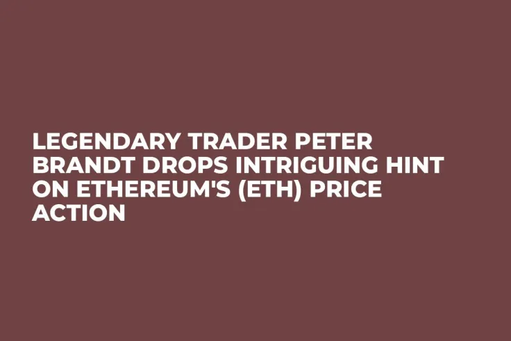Legendary Trader Peter Brandt Drops Intriguing Hint on Ethereum's (ETH) Price Action