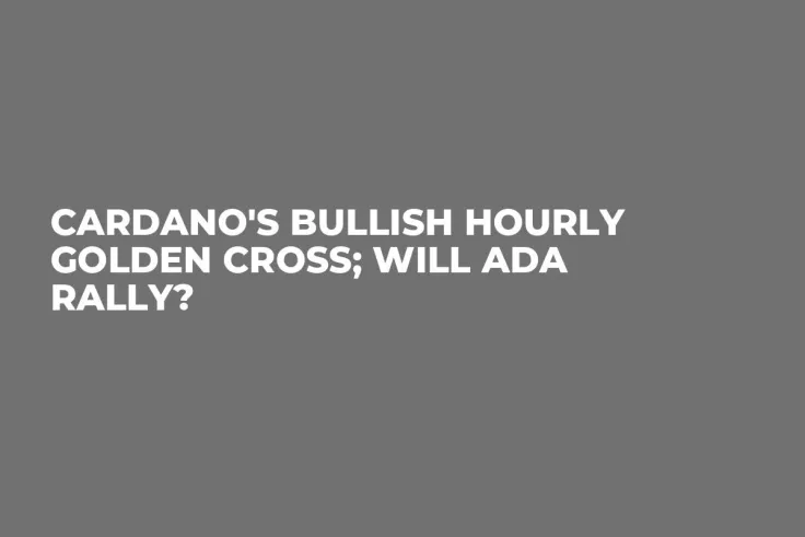 Cardano's Bullish Hourly Golden Cross; Will ADA Rally?