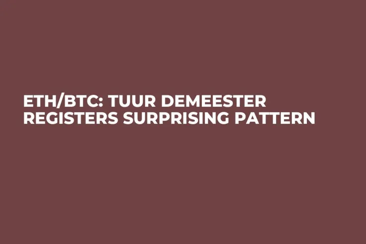 ETH/BTC: Tuur Demeester Registers Surprising Pattern