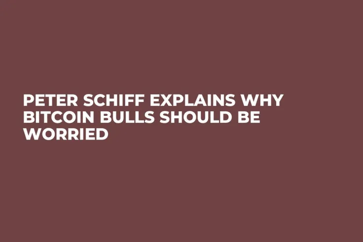 Peter Schiff Explains Why Bitcoin Bulls Should Be Worried