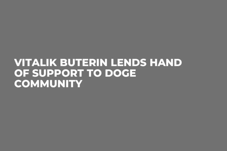 Vitalik Buterin Lends Hand of Support to DOGE Community