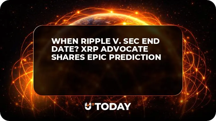 When Ripple v. SEC End Date? XRP Advocate Shares Epic Prediction