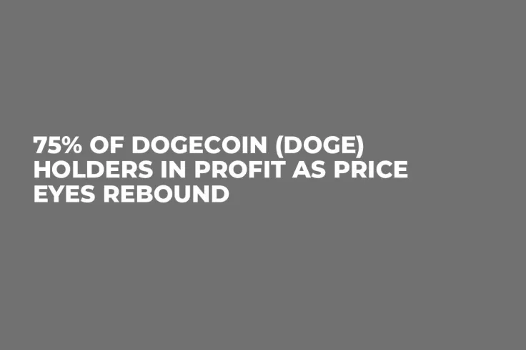 75% of Dogecoin (DOGE) Holders in Profit as Price Eyes Rebound