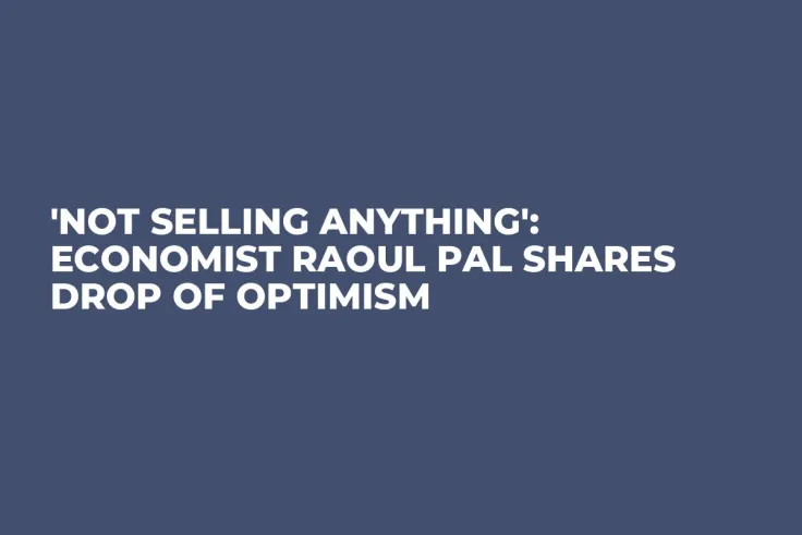 'Not Selling Anything': Economist Raoul Pal Shares Drop of Optimism