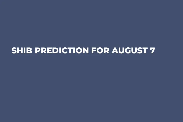 SHIB Prediction for August 7