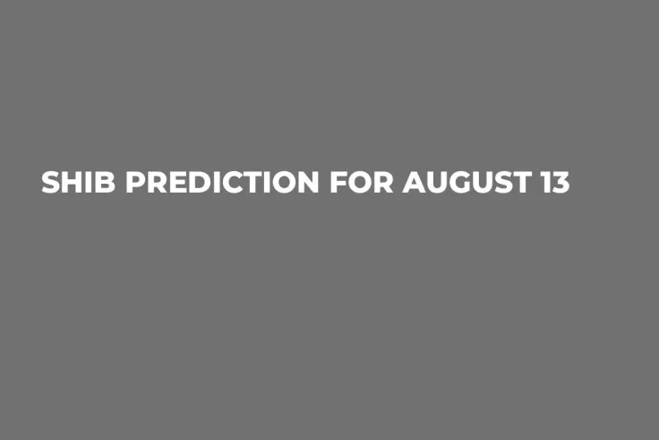 SHIB Prediction for August 13