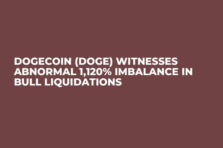 Dogecoin (DOGE) Witnesses Abnormal 1,120% Imbalance in Bull Liquidations