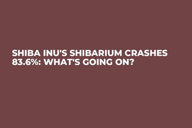 Shiba Inu's Shibarium Crashes 83.6%: What's Going On?