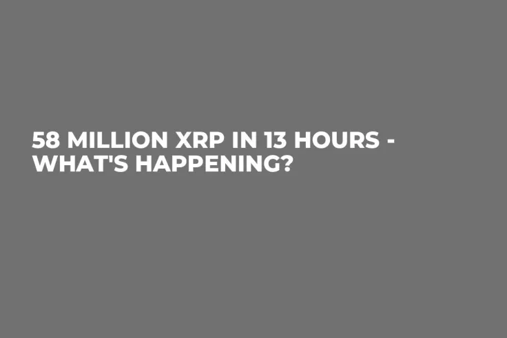 58 Million XRP in 13 Hours - What's Happening?