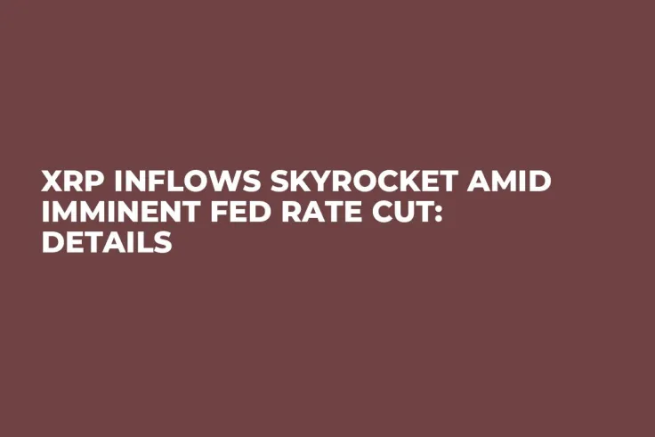 XRP Inflows Skyrocket Amid Imminent Fed Rate Cut: Details