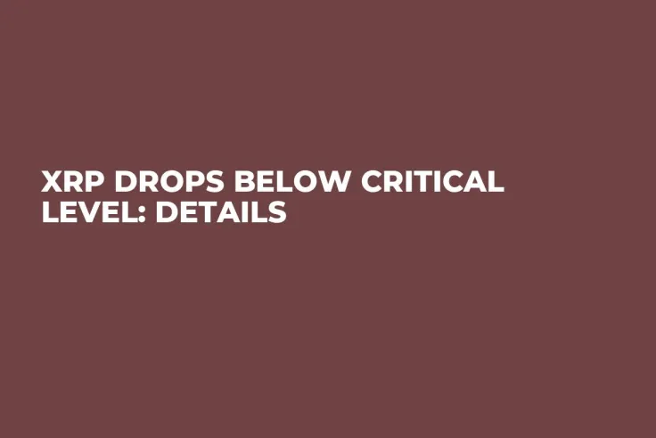 XRP Drops Below Critical Level: Details