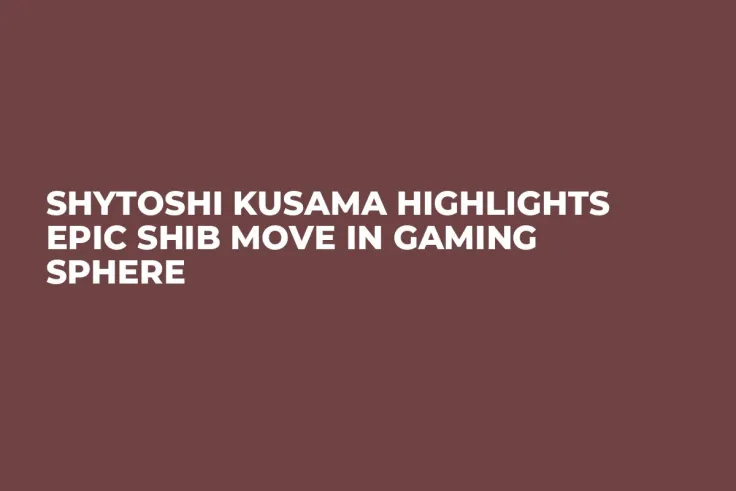 Shytoshi Kusama Highlights Epic SHIB Move in Gaming Sphere