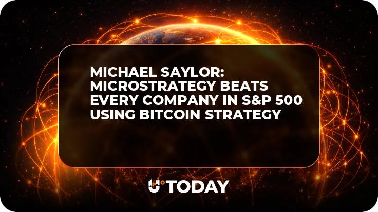Michael Saylor: MicroStrategy Beats Every Company in S&P 500 Using Bitcoin Strategy