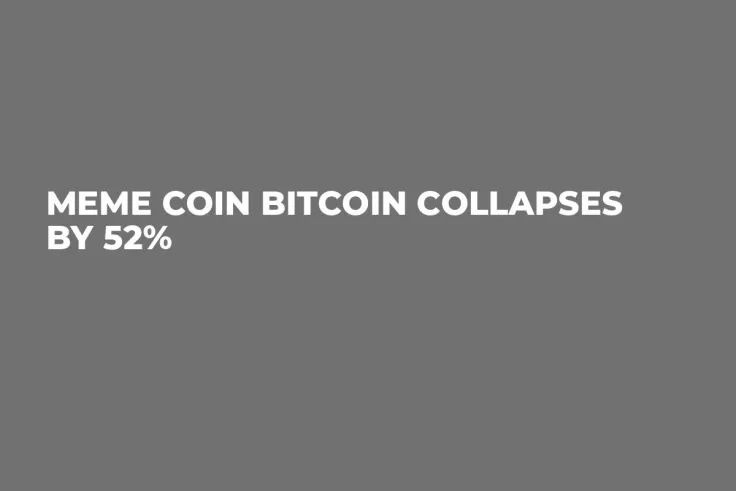 Meme Coin BITCOIN Collapses by 52%  