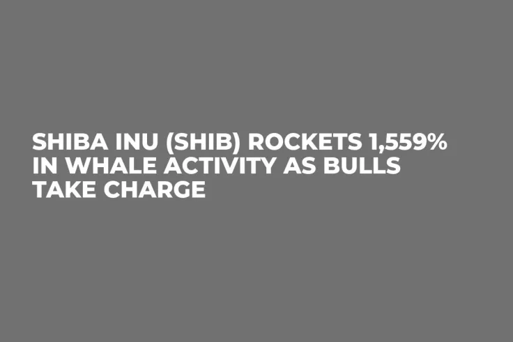 Shiba Inu (SHIB) Rockets 1,559% in Whale Activity as Bulls Take Charge