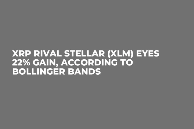 XRP Rival Stellar (XLM) Eyes 22% Gain, According to Bollinger Bands