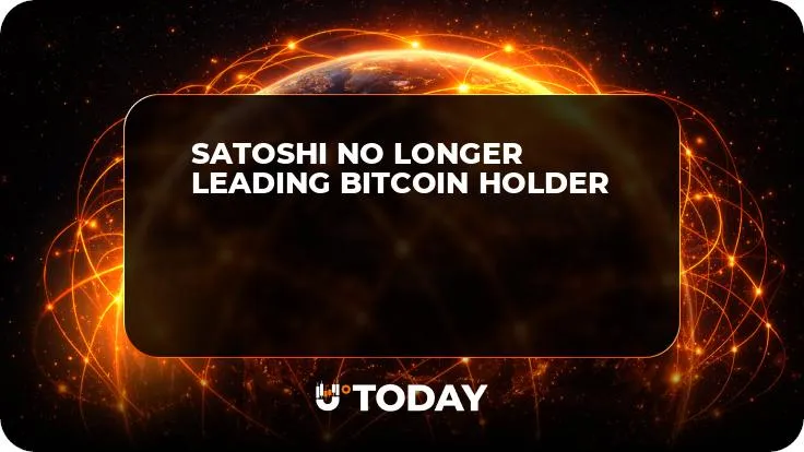 Satoshi No Longer Leading Bitcoin Holder 
