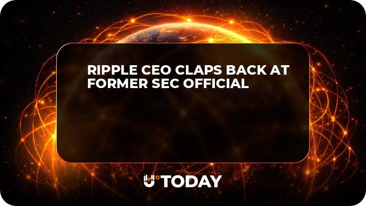 Ripple CEO Claps Back at Former SEC Official 