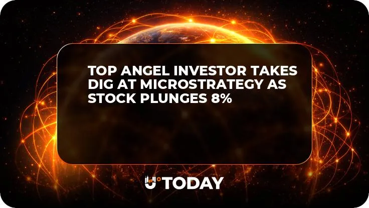Top Angel Investor Takes Dig at MicroStrategy as Stock Plunges 8%
