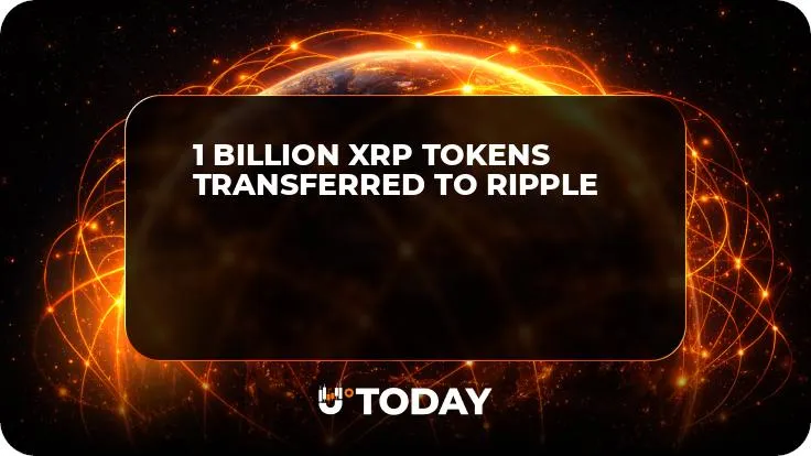 1 Billion XRP Tokens Transferred to Ripple
