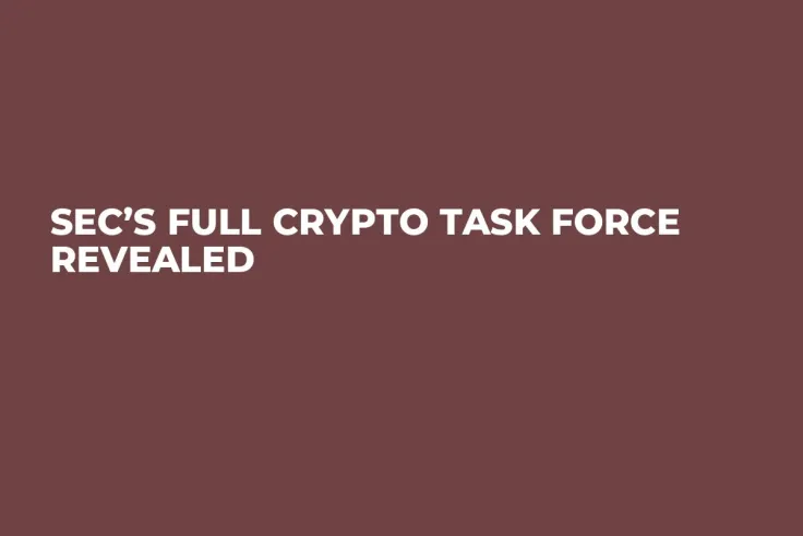 SEC’s Full Crypto Task Force Revealed 