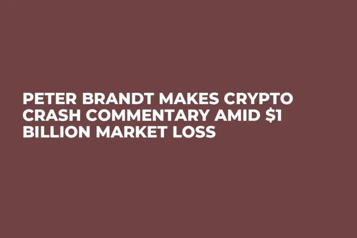Peter Brandt Makes Crypto Crash Commentary Amid $1 Billion Market Loss