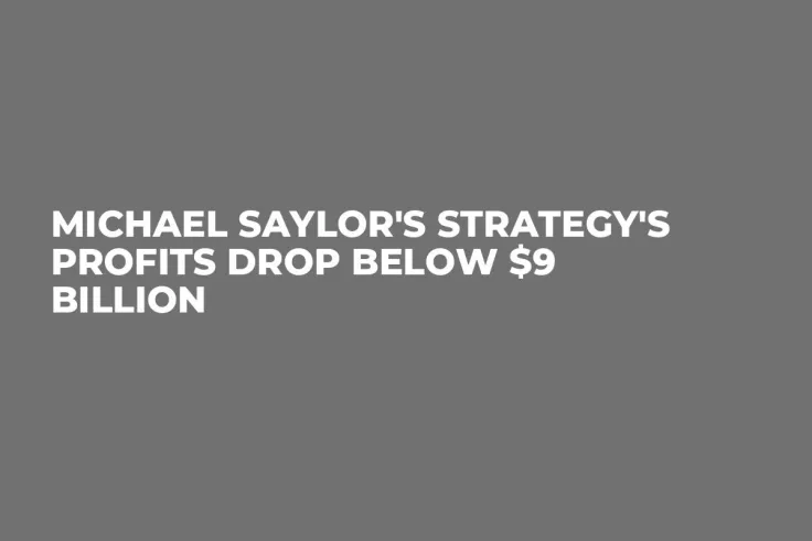Michael Saylor's Strategy's Profits Drop Below $9 Billion