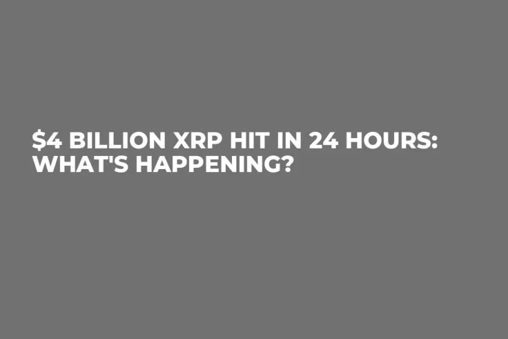 $4 Billion XRP Hit in 24 Hours: What's Happening?
