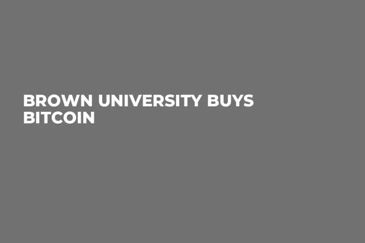 Brown University Buys Bitcoin 