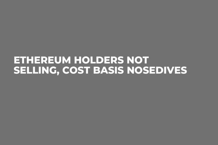 Ethereum Holders Not Selling, Cost Basis Nosedives