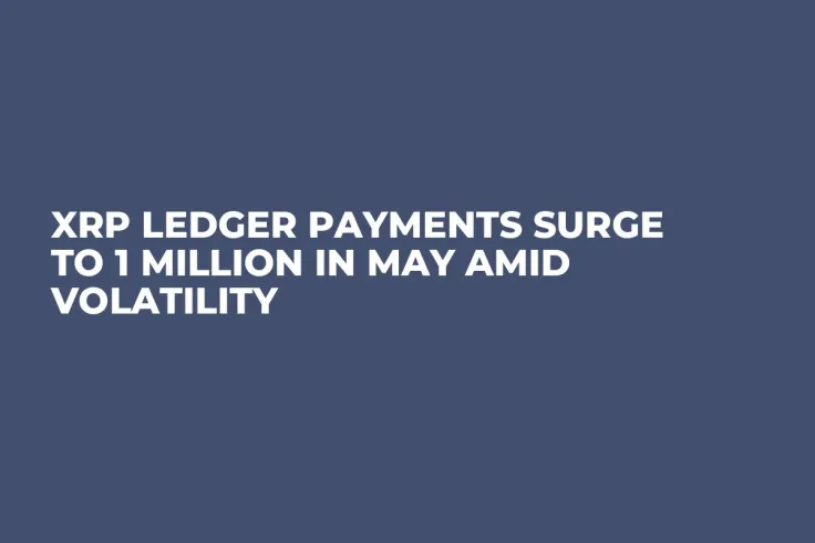 XRP Ledger Payments Surge to 1 Million in May Amid Volatility
