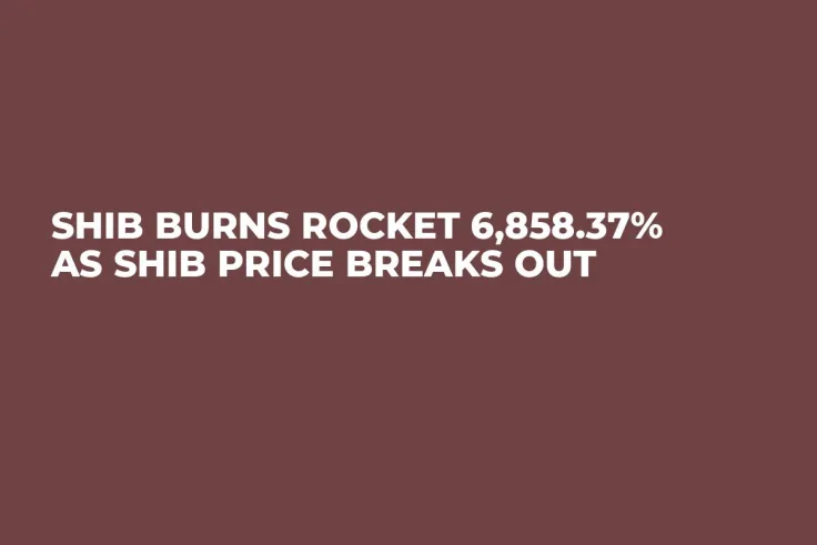SHIB Burns Rocket 6,858.37% as SHIB Price Breaks Out