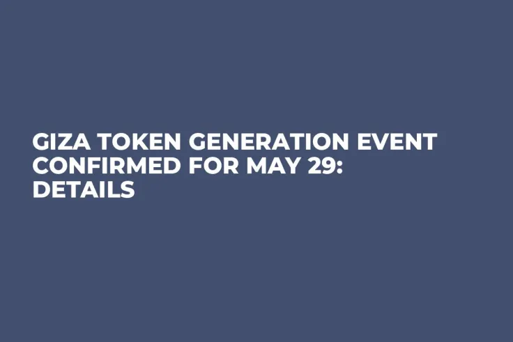 GIZA Token Generation Event Confirmed for May 29: Details