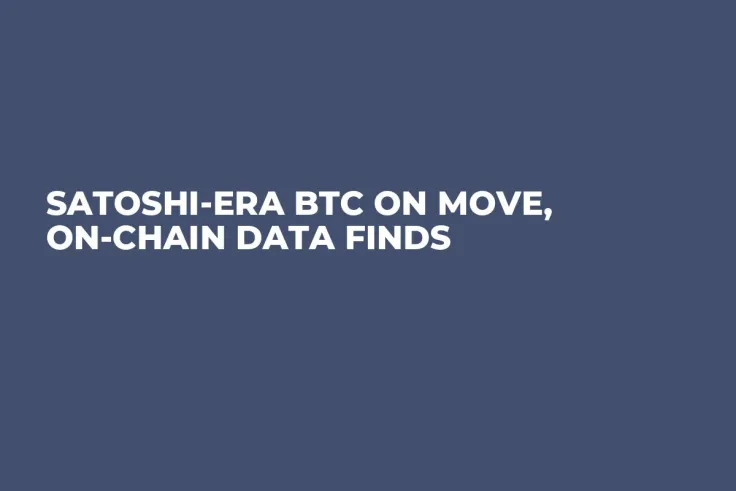 Satoshi-Era BTC on Move, On-chain Data Finds