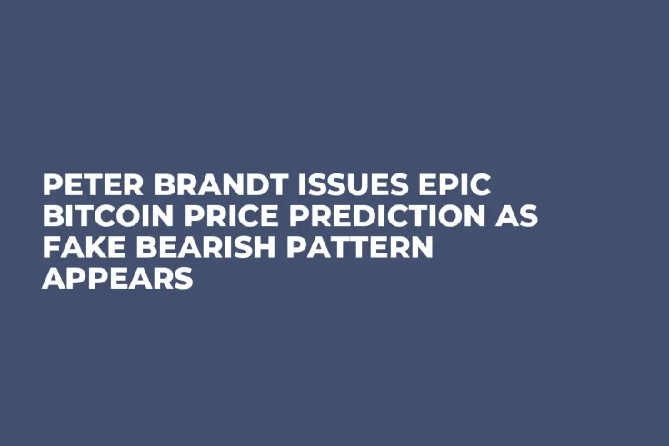 Peter Brandt Issues Epic Bitcoin Price Prediction as Fake Bearish Pattern Appears