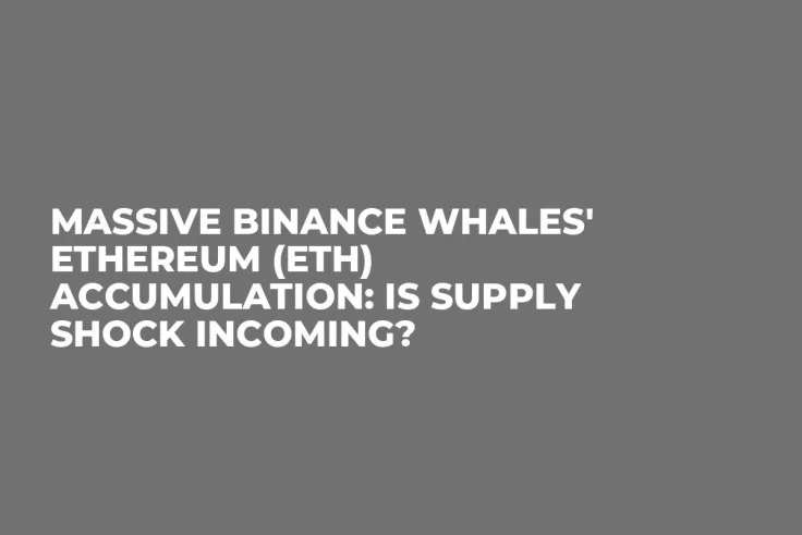 Massive Binance Whales' Ethereum (ETH) Accumulation: Is Supply Shock Incoming?