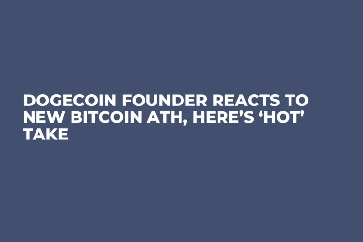 Dogecoin Founder Reacts to New Bitcoin ATH, Here’s ‘Hot’ Take