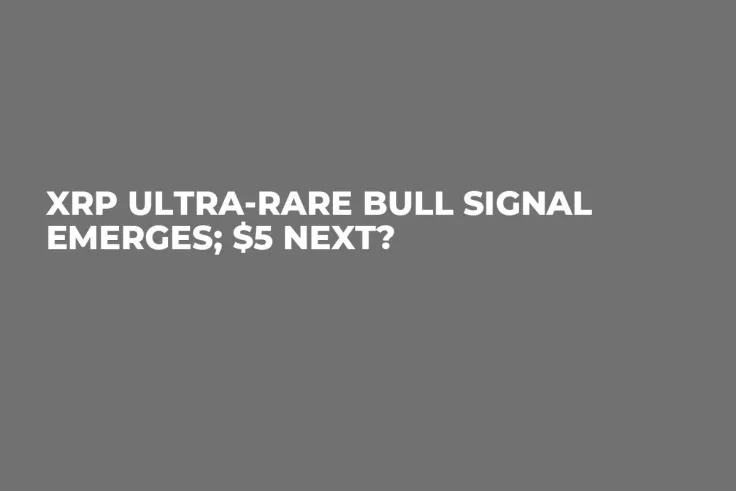 XRP Ultra-Rare Bull Signal Emerges; $5 Next?