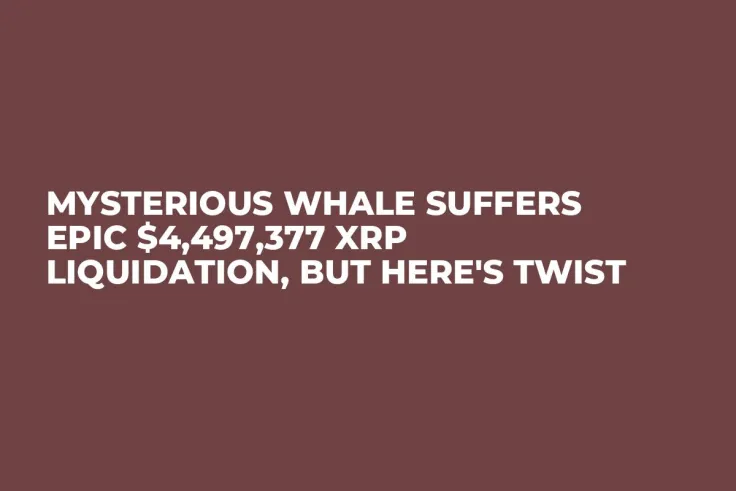 Mysterious Whale Suffers Epic $4,497,377 XRP Liquidation, But Here's Twist