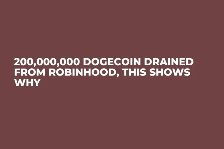 200,000,000 Dogecoin Drained From Robinhood, This Shows Why