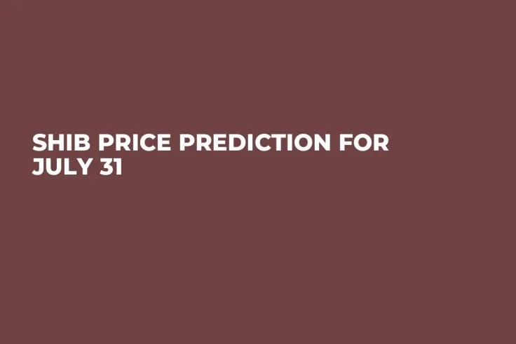 SHIB Price Prediction for July 31