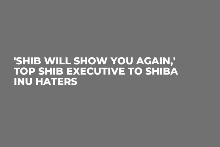 'SHIB Will Show You Again,' Top SHIB Executive to Shiba Inu Haters