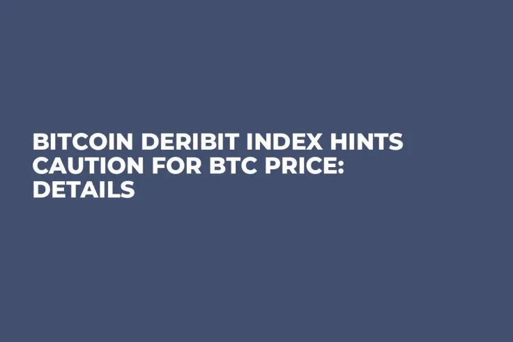 Bitcoin Deribit Index Hints Caution for BTC Price: Details