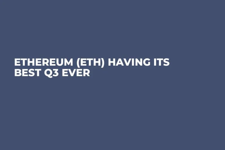 Ethereum (ETH) Having Its Best Q3 Ever