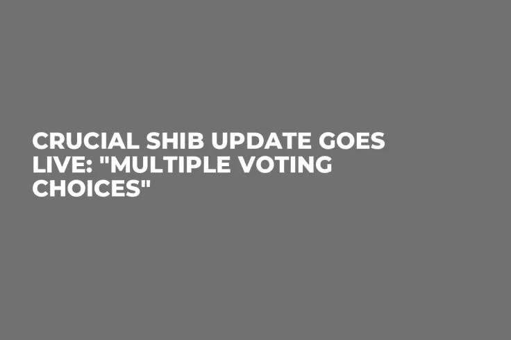 Crucial SHIB Update Goes Live: "Multiple Voting Choices"